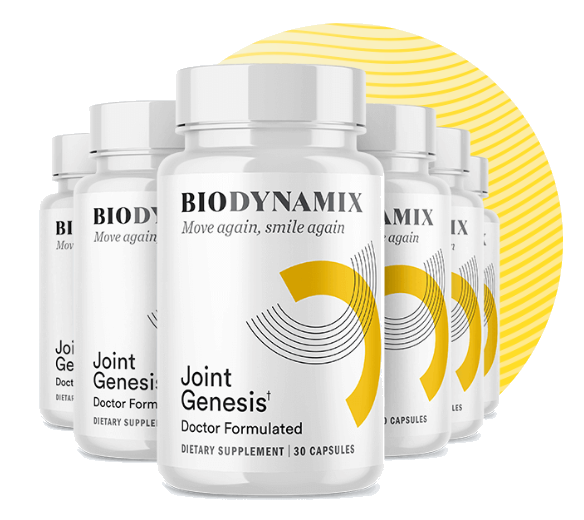 Multiple Joint Genesis bottles stacked together